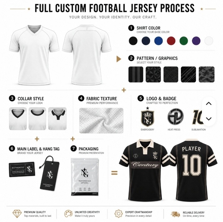 Custom Retro Striped Design Long Sleeve Soccer Jersey Vintage Breathable Polyester Mens Football Team Uniform Wholesale Factory thumbnail 4