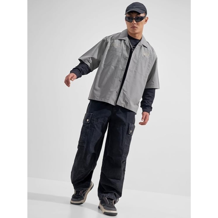 stylish men's casual shirt thumbnail 2