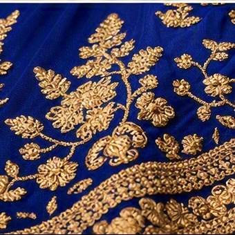 Anarkali Suit (Royal Blue) thumbnail 3