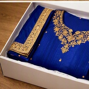 Anarkali Suit (Royal Blue) thumbnail 4