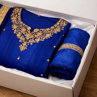 Anarkali Suit (Royal Blue) thumbnail 5