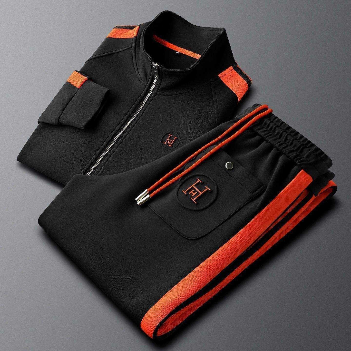 New Fashion Custom-made Luxurious Men's Jacket Sets High-quality Designer Brand Jacket Sets for Autumn thumbnail 1