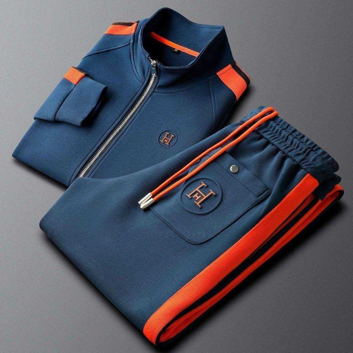 New Fashion Custom-made Luxurious Men's Jacket Sets High-quality Designer Brand Jacket Sets for Autumn thumbnail 4