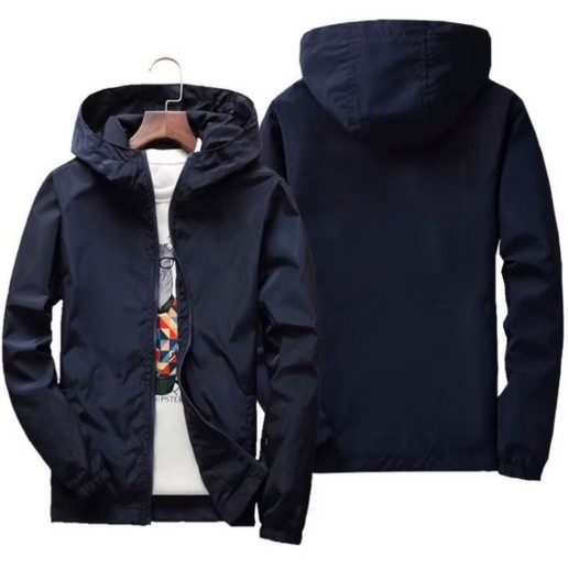 Wholesale Best Price Outdoor Sports Jacket Ropa De Abrigo Impermeable Solid Color Lightweight Hooded Men Jacket thumbnail 1